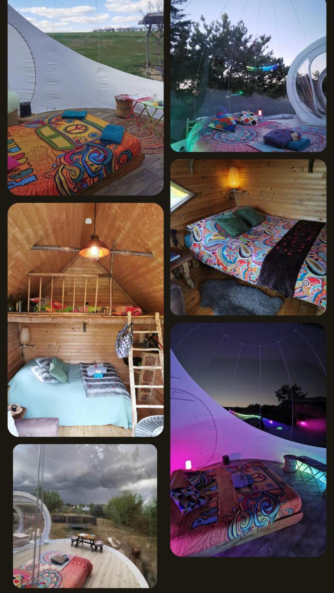 Champmotteux La Bulle Des Champs B&B 외부 사진