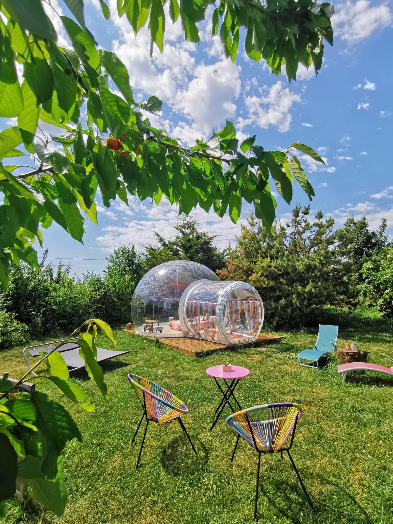Champmotteux La Bulle Des Champs B&B 외부 사진